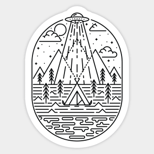 Alien Invasion Sticker